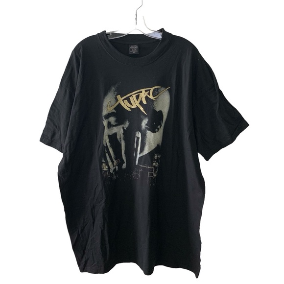 Vintage Other - Vintage 90s Tupac 2Pac Shakur Graphic T-Shirt Black Men’s Size 3XL Baggy Y2K